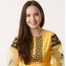 Embroidered blouse "Black&Yellow" 